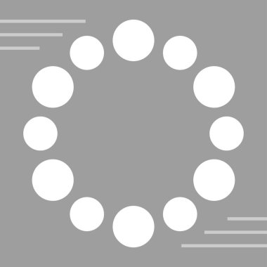 Spinner Web simgesi yükleniyor, basit illüstrasyon 