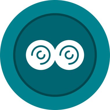 Hay Bales Web simgesi vektör illüstrasyonu 