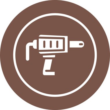 Drill modern simgesinin vektör illüstrasyonu   