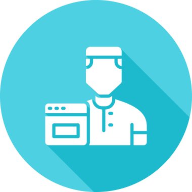 user icon, vector illustration simple design