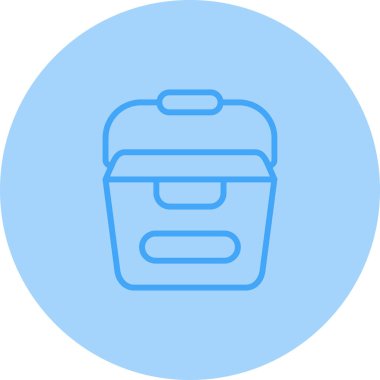 Taşınabilir su kabı vektör çizimi 