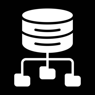 Büyük Veri Analizi vektör resimleme simgesi