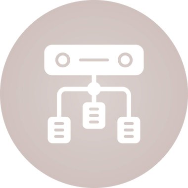 Yük dengeleyici. Web simgesi basit illüstrasyon