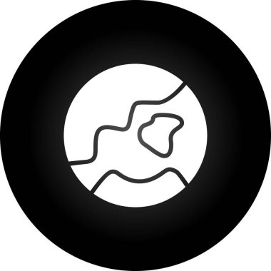 Küresel simge vektör illüstrasyonu 