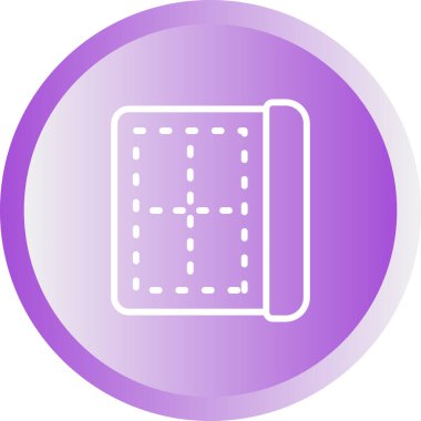 Web tasarımı için kenar simgesi, ayırıcı satır vektör işareti 