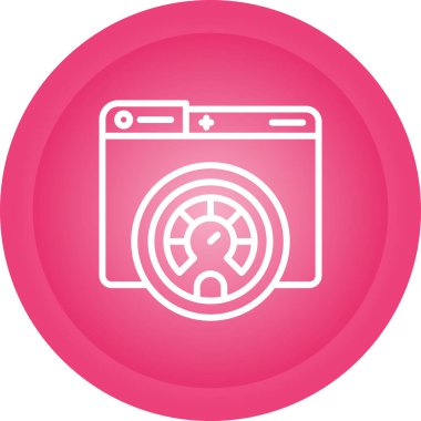 performans web simgesi, vektör illüstrasyonu