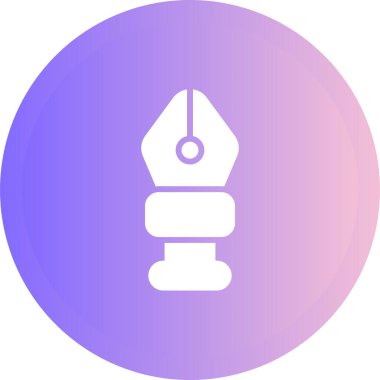 kalem simgesinin vektör illüstrasyonu 