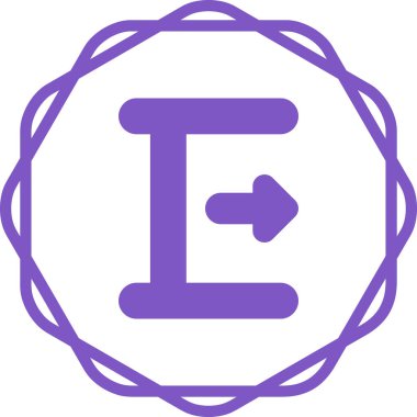 Slayt Kuralı modern simgesinin vektör illüstrasyonu