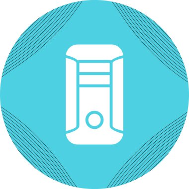 Bilgisayar kılıfı Pc satır simgesi. mobil konsept ve web tasarımı için doğrusal stil işareti. cpu kule kutusu anahat vektör simgesi. Sembol, logo illüstrasyonu. Vektör grafikleri