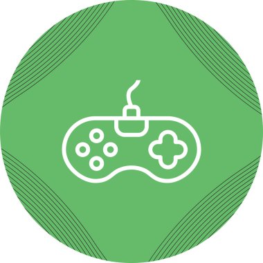 oyun denetleyici simgesi, vektör illüstrasyonu