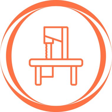 Modern Bant Testere simgesinin vektör çizimi    