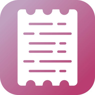 kağıt simgesi, vektör illüstrasyonu basit tasarım