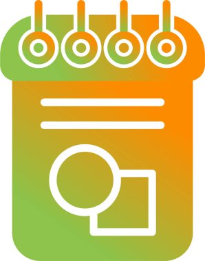 Üçgen cetvel web simgesi, basit vektör illüstrasyonu