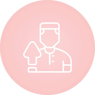 user icon, vector illustration simple design