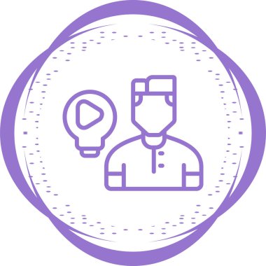 - Bilgi. Web simgesi basit illüstrasyon