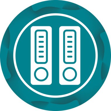 Depolama web simgesi, basit vektör illüstrasyonuName 