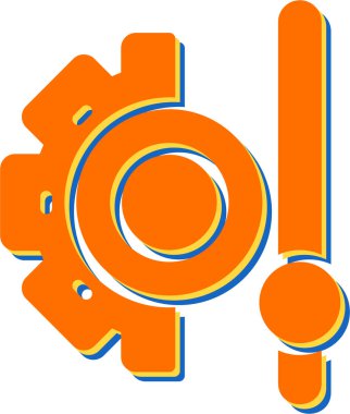 dişli web simge vektör çizim 