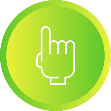 el simgesi, vektör illüstrasyonu basit tasarım