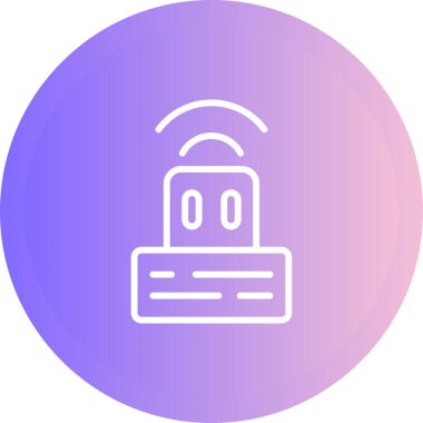 wi-fi web simgesi, vektör illüstrasyonu 