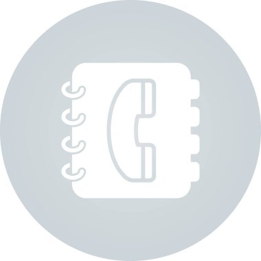 Telefon rehberi vektör illüstrasyonuName