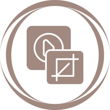 Ekin. Web simgesi basit illüstrasyon