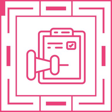 beyaz arkaplanda kontrol listesi simgesi olan satır panosu. liste kontrol sembolü. Anket anketi ya da anket geri bildirim formu. Renkli taslak konsepti. vektör