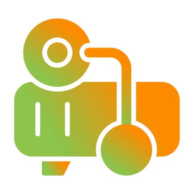 Vektör illüstrasyonu, Hava kompresörü simgesi element arkaplanı          