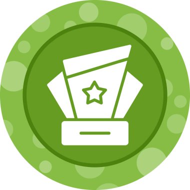 Award icon, vector illustration simple design