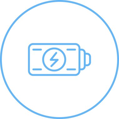 pil ağ simgesi, basit vektör illüstrasyonu