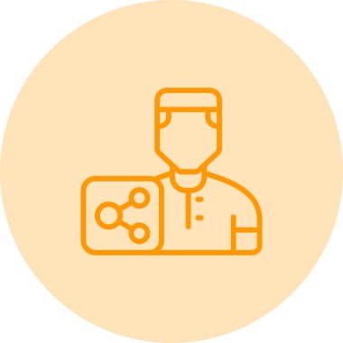 user icon, vector illustration simple design