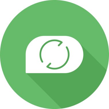 Yenile. Web simgesi basit illüstrasyon