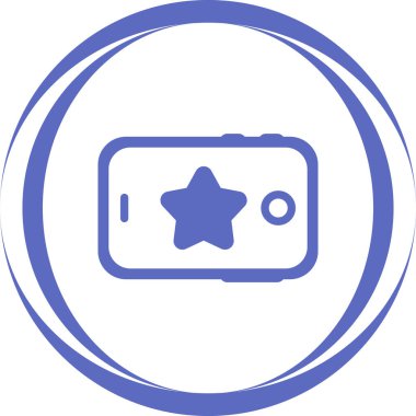 Tablet bilgisayar satırı simgesinin vektör çizimi. 