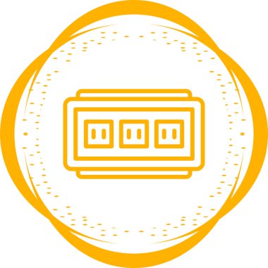 soket simgesi web basit illüstrasyon