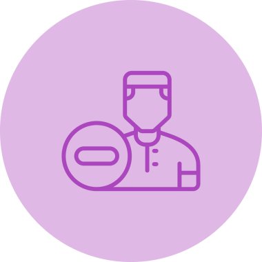 user icon, vector illustration simple design