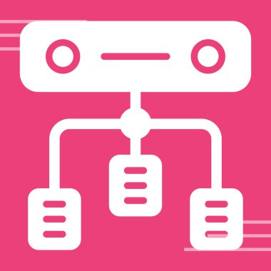 Yük dengeleyici. Web simgesi basit illüstrasyon