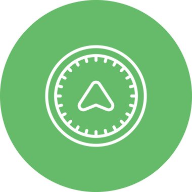 pusula web simgesi tasarımı çizimi