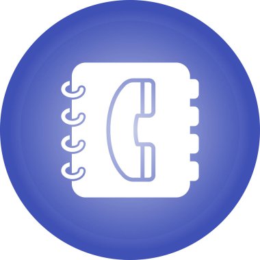 Telefon rehberi vektör illüstrasyonuName