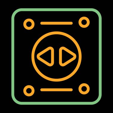 soket simgesi web basit illüstrasyon