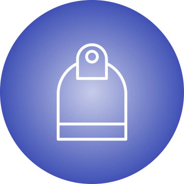 Hoe web simgesinin vektör illüstrasyonu