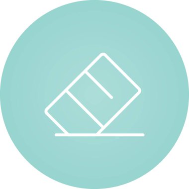 Kauçuk Simgesi, Beyaz Arkaplanda Vektör İllüstrasyonu 