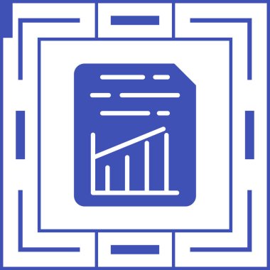 Belge Ekle Graph Web simgesi vektör illüstrasyonu