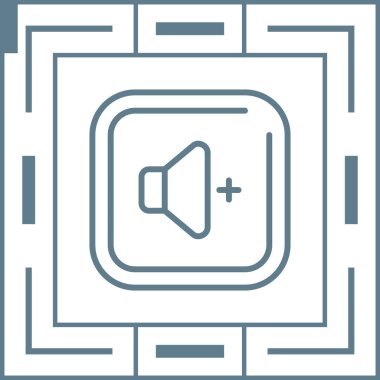 Ses hoparlörü web illüstrasyonu