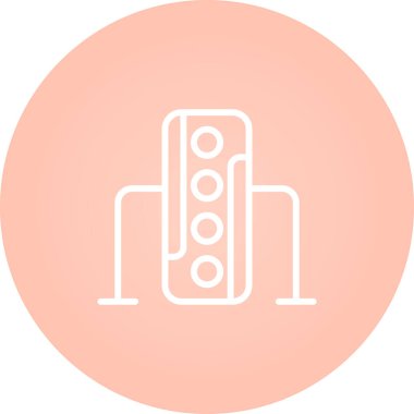 İstemci Sunucu Web simgesi vektör çizimi