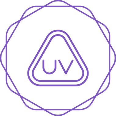 Üçgen işareti simgesi. Web basit illüstrasyonu