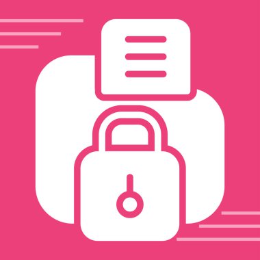 veri koruma simgesi vektör illüstrasyonu