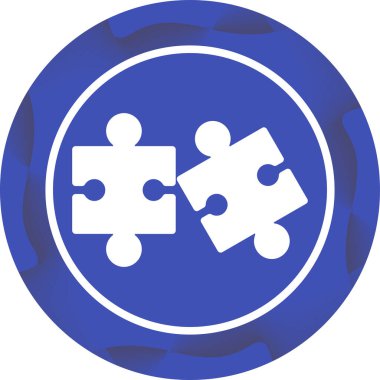 yapboz parçaları web simgesi basit illüstrasyon