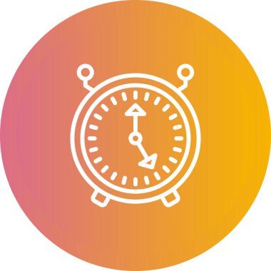 Zamanlayıcı. Web simgesi basit illüstrasyon