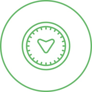 pusula web simgesi tasarımı çizimi