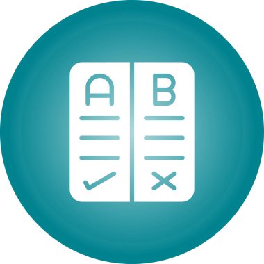 Artılar ve Eksiler web simgesi vektör illüstrasyonu