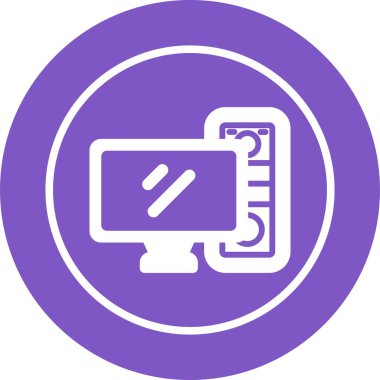 Bilgisayar web simge vektör çizim